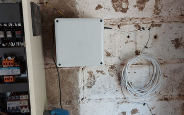 Caja en pared